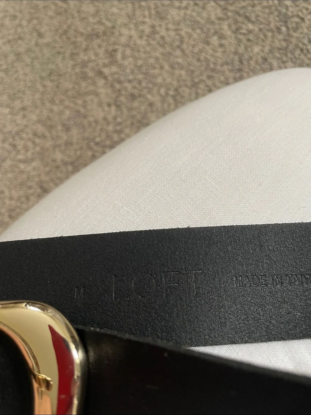LOFT leather belt